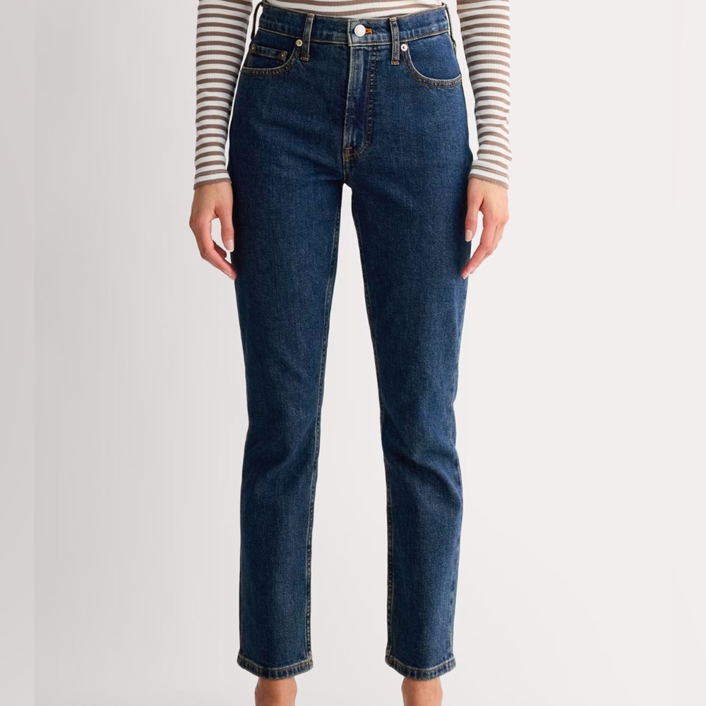 NWT Everlane Size 30 Curvy '90s Cheeky Straight Jean - Blue